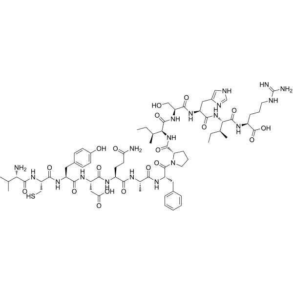 Connexin mimetic peptide 40, 37GAP26 Structure