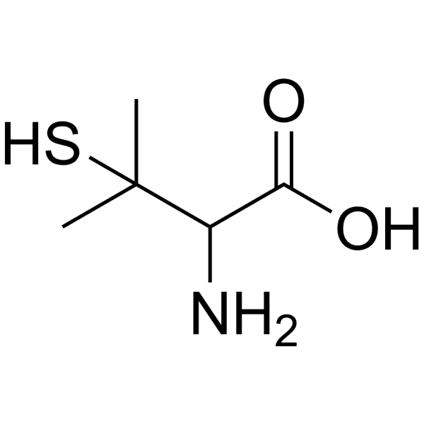DL-Penicillamine Structure