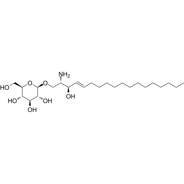 Glucosylsphingosine Structure