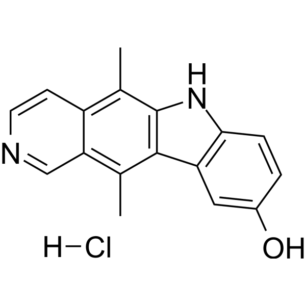 9-Hydroxyellipticine hydrochloride  Structure