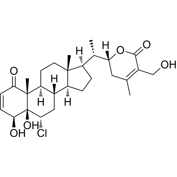 6α-chloro-5β-hydroxywithaferin A Structure