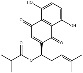 Isobutyrylshikonin Structure