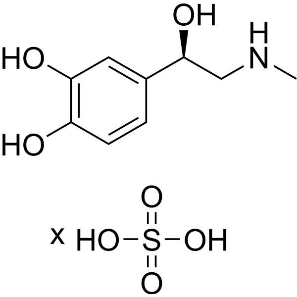 Adrenaline sulfate  Structure