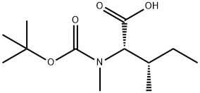 Boc-N-methyl-L-isoleucine Structure