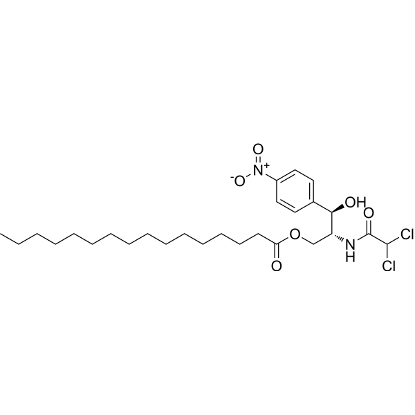 Chloramphenicol palmitate  Structure
