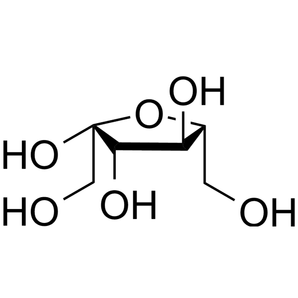 β-D-Fructose Structure