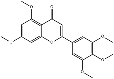 3',​4',​5',​5,​7-​Pentamethoxyflavone  Structure