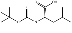 Boc-N-Me-Leu-OH Structure