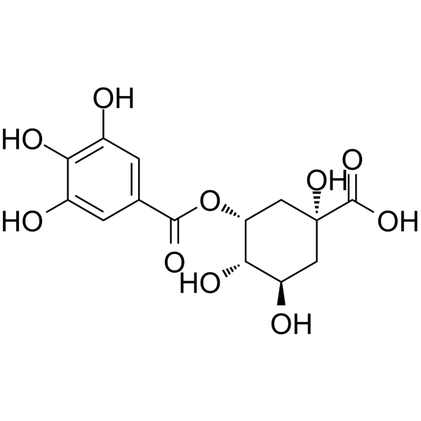 5-Galloylquinic acid Structure