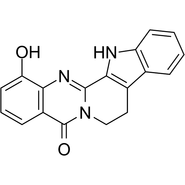 1-Hydroxyrutecarpine Structure