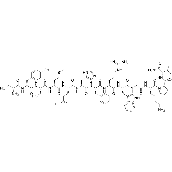(Des-acetyl)-α-MSH Structure