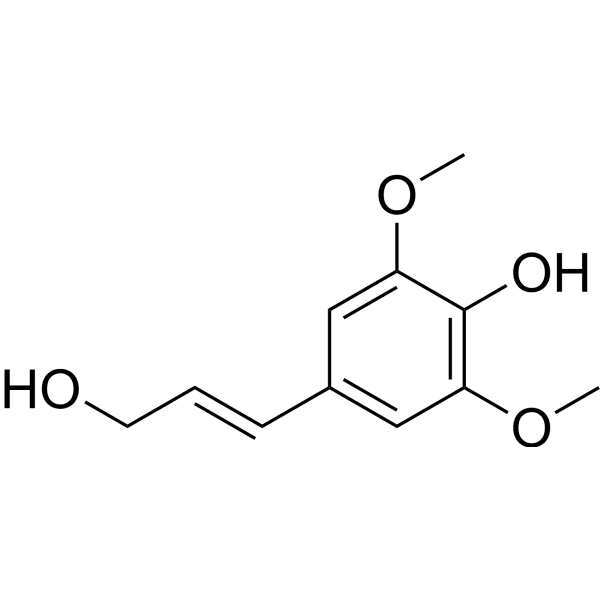 Sinapyl alcohol Structure