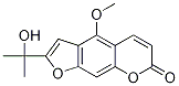 2-(1-Hydroxy-1-methylethyl)-4-methoxyfuro-[3,2-g]benzopyran-7-one Structure