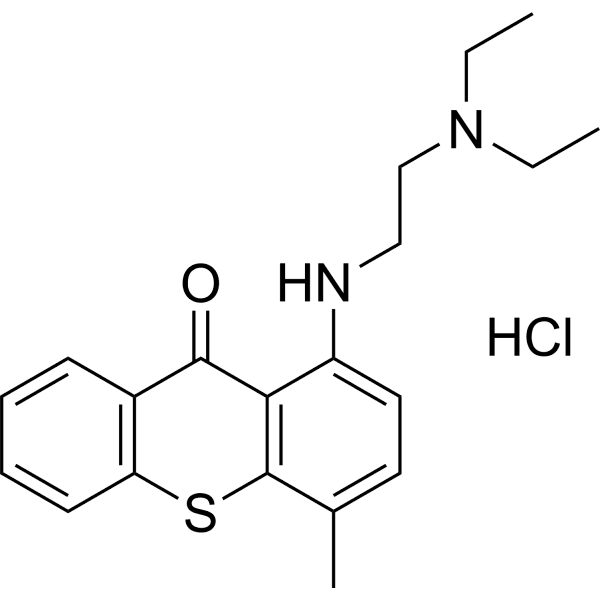 Lucanthone hydrochloride Structure