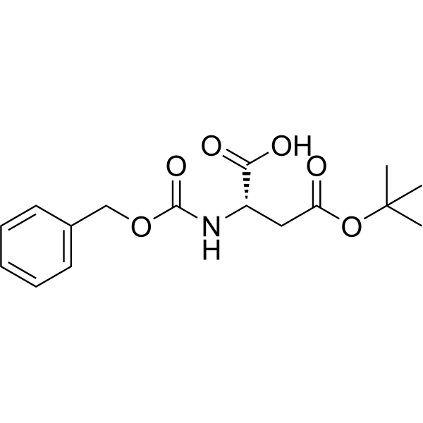 Z-Asp(OtBu)-OH Structure