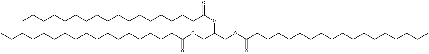 Glycerol tristearate Structure