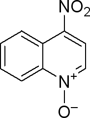 4-Nitroquinoline N-oxide Structure