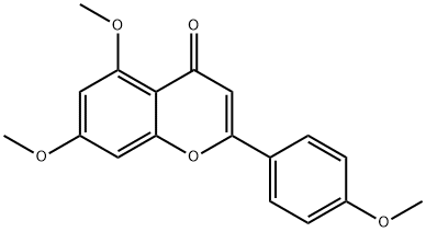 4',5,7-Trimethoxyflavone Structure