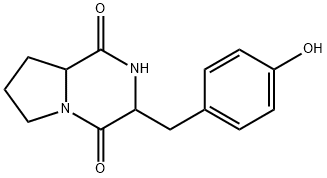 Cyclo(Tyr-Pro) Structure