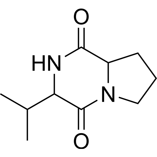 Cyclo(Pro-Val) Structure