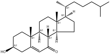 5-Cholesten-3β-ol-7-one Structure