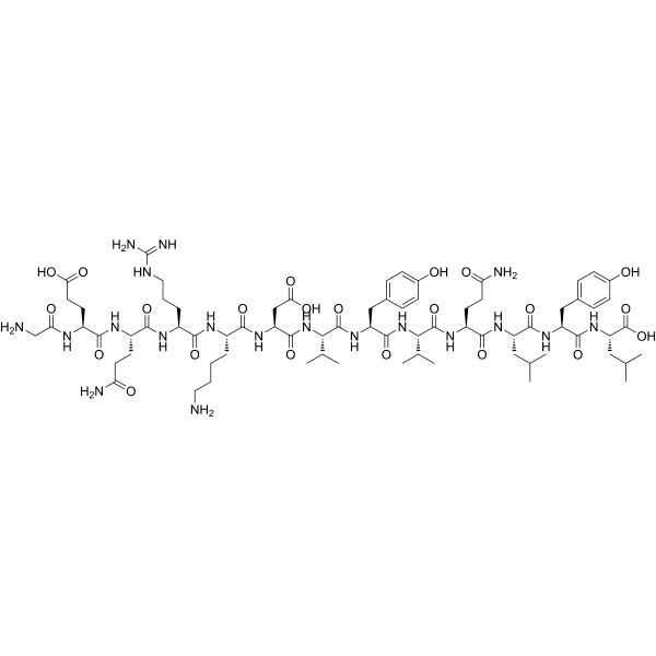 Thymopoietin i/ii (29-41) (bovine) Structure