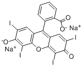 Erythrosin B sodium Structure