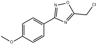 5-(chloromethyl)-3-(4-methoxyphenyl)-1,2,4-oxadiazole Structure