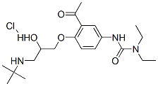 Celiprolol hydrochloride Structure