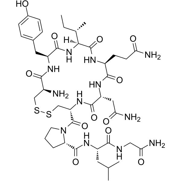 [D-Asn5]-Oxytocin Structure