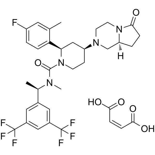 Orvepitant maleate Structure