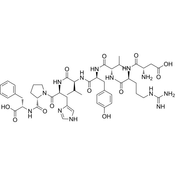 Angiotensin II 5-valine Structure