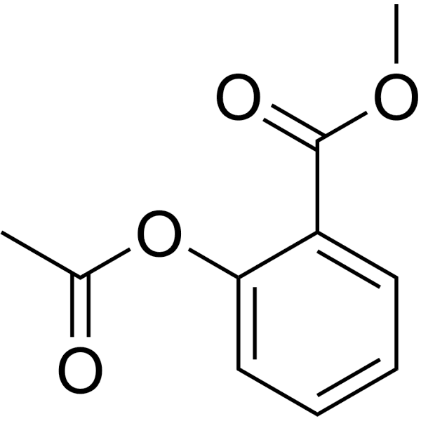 Methyl 2-acetoxybenzoate Structure