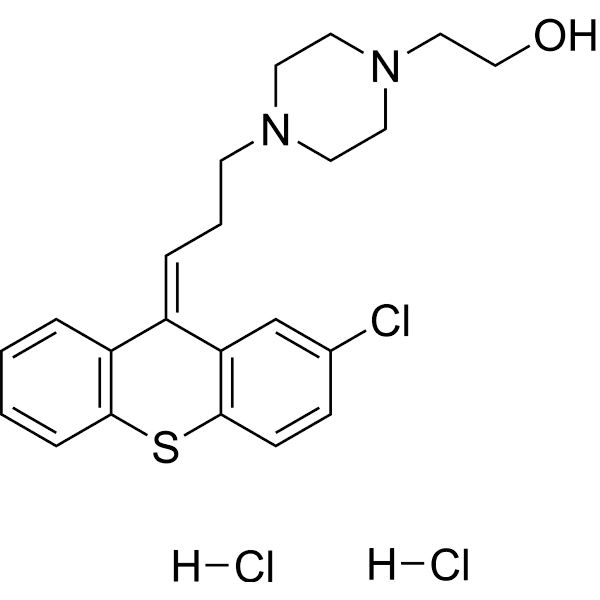 Zuclopenthixol dihydrochloride Structure