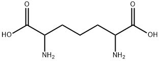 2,6-Diaminoheptanedioic acid Structure