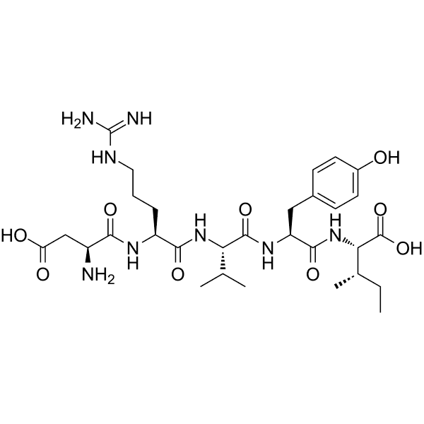 Angiotensin I/II (1-5) Structure