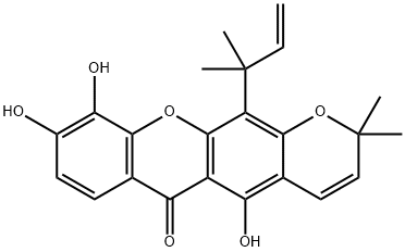 Macluraxanthone Structure