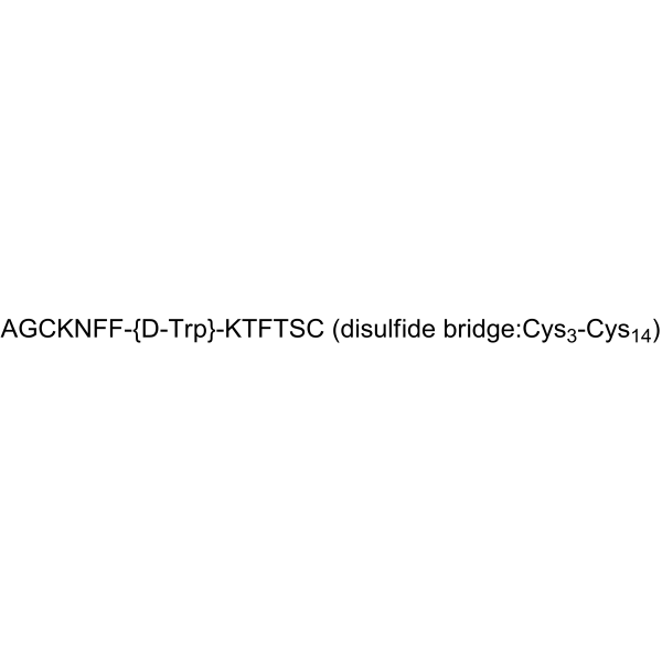 [D-Trp8] Somatostatin-14 Structure