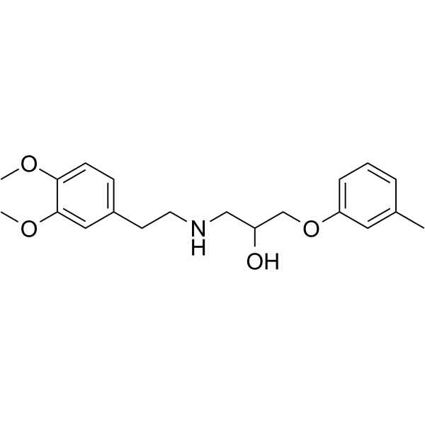 Bevantolol  Structure