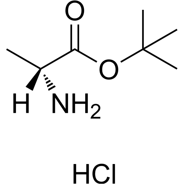 H-D-Ala-OtBu.HCl Structure