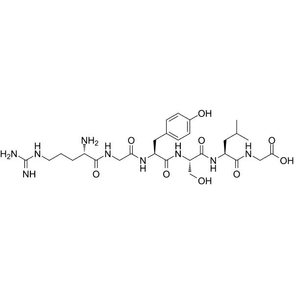 Arg-Gly-Tyr-Ser-Leu-Gly Structure