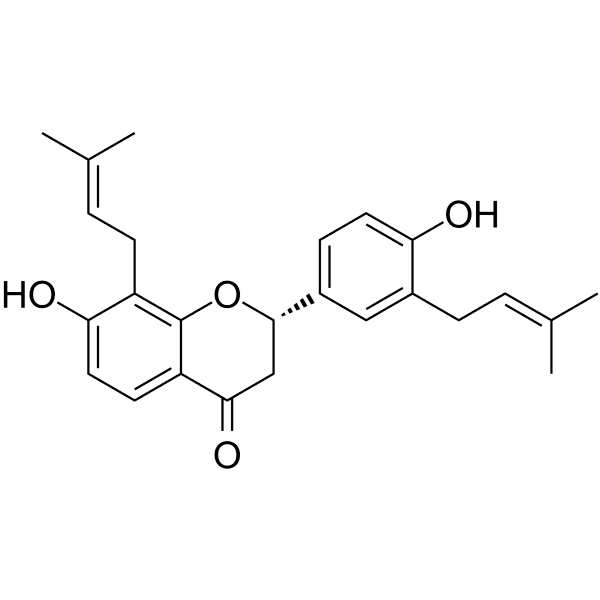 Glabrol Structure