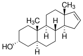 5α-Androst-16-en-3α-ol Structure