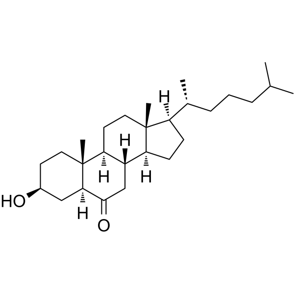 6-Ketocholestanol Structure