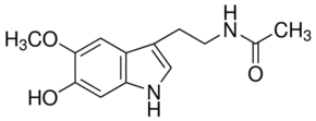 6-Hydroxymelatonin Structure