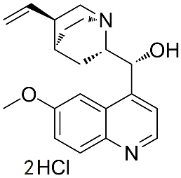 Quinine dihydrochloride Structure