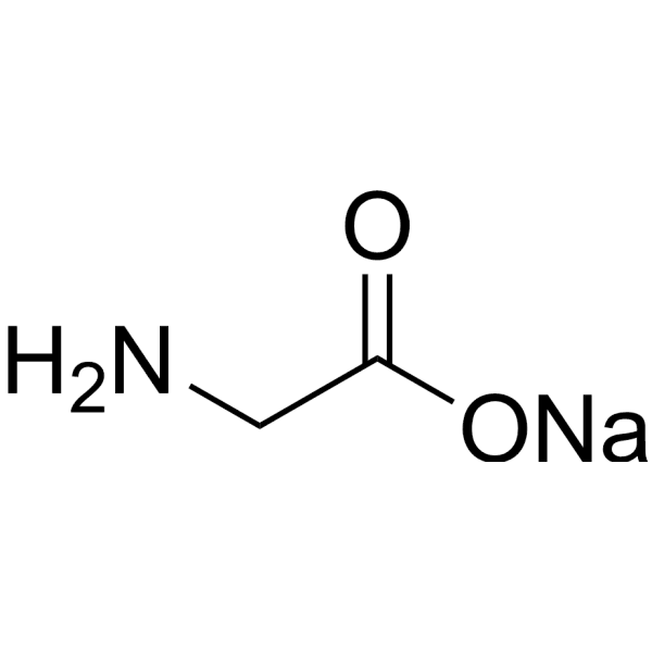 Sodium 2-aminoacetate Structure