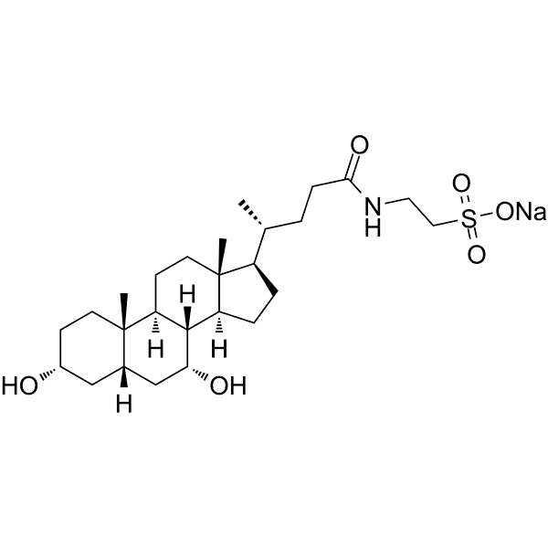 Sodium taurochenodeoxycholate Structure
