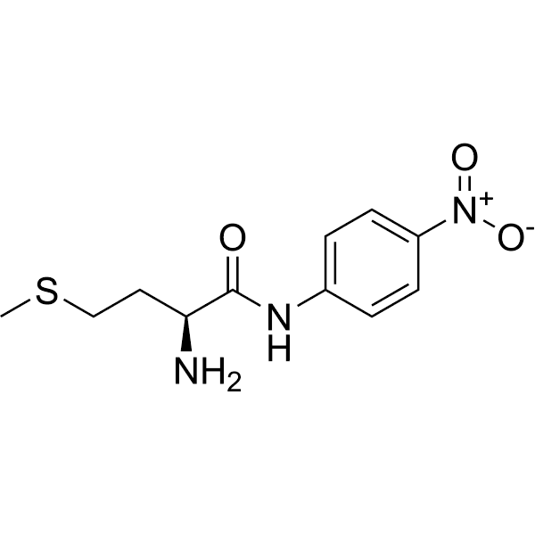 L-Methionine p-nitroanilide Structure