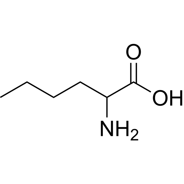 H-DL-Nle-OH Structure